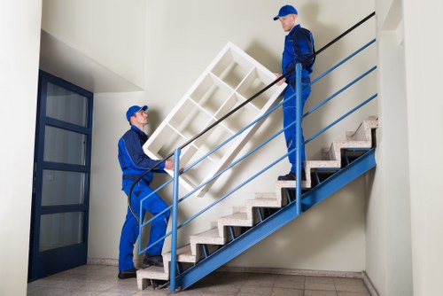 Local van moving service helping with household items