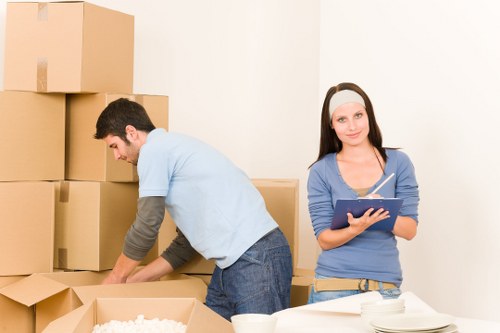 Professional office relocation service helping a local company settle into a new workspace